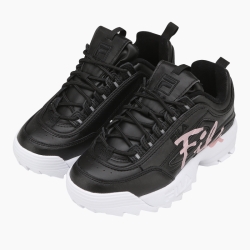 Fila Disrupter 2 Script - Miesten Urheilujalkineet - Mustat/Pinkki | FI-63926